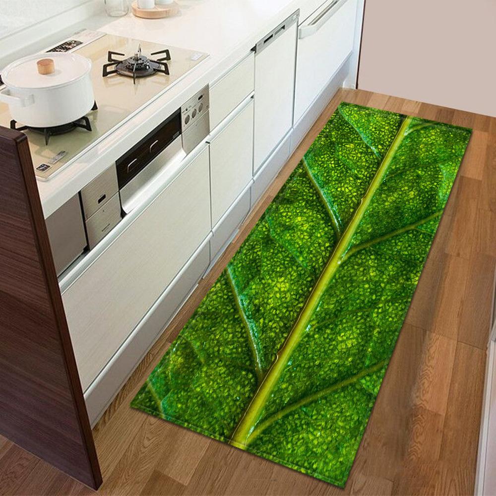 Kitchen floor mat entrance door mat bedroom long carpet corridor bathroom non-slip floor children's carpet