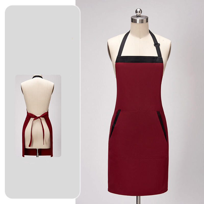 Adjustable Bib Apron with Pockets Cooking Kitchen Aprons for Women Men Chef Apron Tablier Mandil