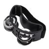 Foot Tambourine Shaker Percussion Drum Set Metal Jingle Bell Musical Instrument AccessoriesBlack