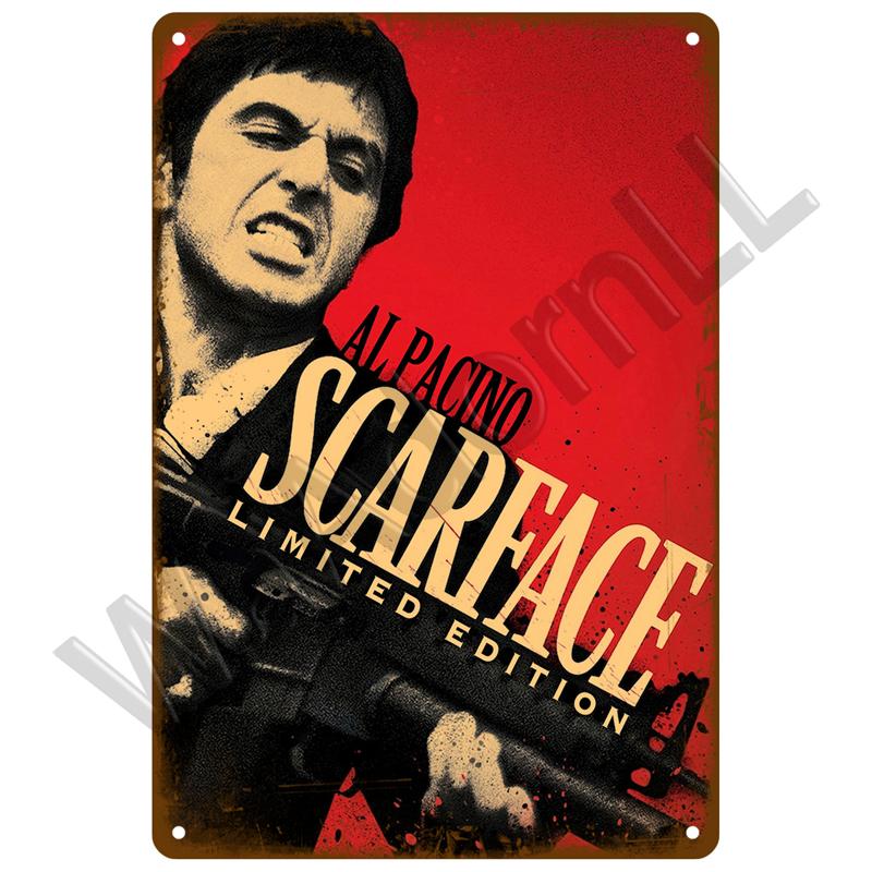 Retro Tin Sign Aesthetic Living Room Metal Wall Decor Decoration Cinema Vintage Metal Sign Movie Industrial Deco Films Poster