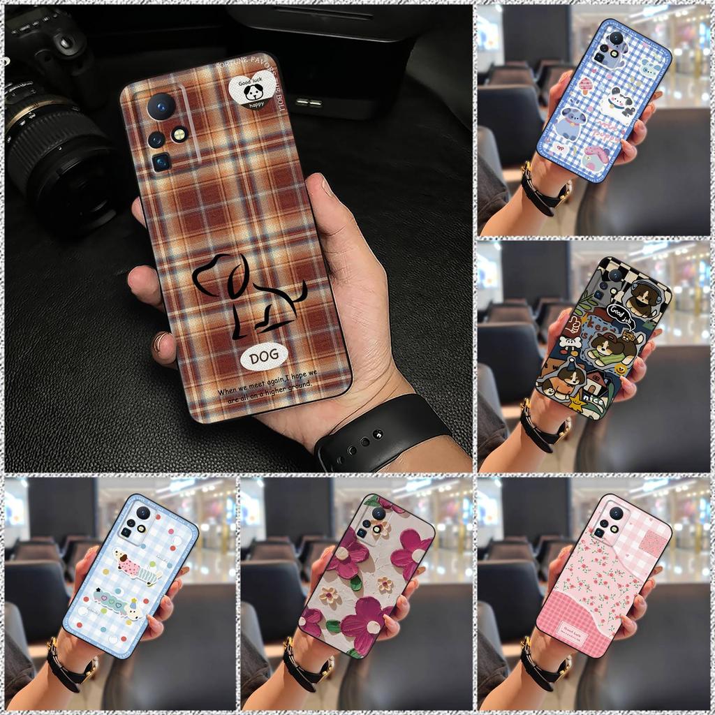 Silicone TPU Phone Case For infinix Zero X/X Pro/X6811/X6811B Animals Fashion Design Cartoon Graffiti Anti-knock Cute