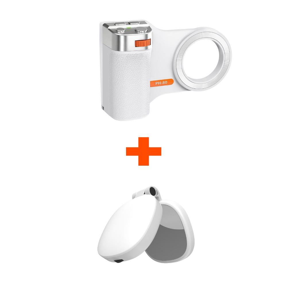 Fun Shot Magnetic Phone Camera Grip for iPhone Magsafe & Android with Detachable Charge Wireless Shutter Remote 1/4" Tripod Screw