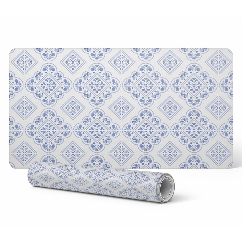 Mata Dekoracyjna Pod Laptopa Na Biurko Geometryczny Wzór Retro 120X60 Cm