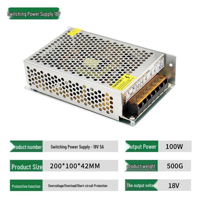 18V 10A 180W Constant Voltage Switching Power Supply for CNC and Monitor