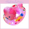 Kids Swim Ring Seat Animal Pattern Eco-friendly Pvc Random Color Options 0-4 Years Old
