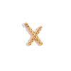 MamacitaSlay DIY Classic Mini Twist Initial Letters Stainless Steel Charms For Jewelry Gold Plated Waterproof Decoden Charms