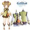Genshin Impact Yaoyao Cosplay Costume Set Show Female Role Play Game Suit