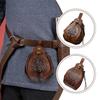 Artificial Leather Dice Bag Tray Design Viking Style Vintage Medieval Drawstring Pouch For D&D Role Playing Rpg Game Coin Purse Set