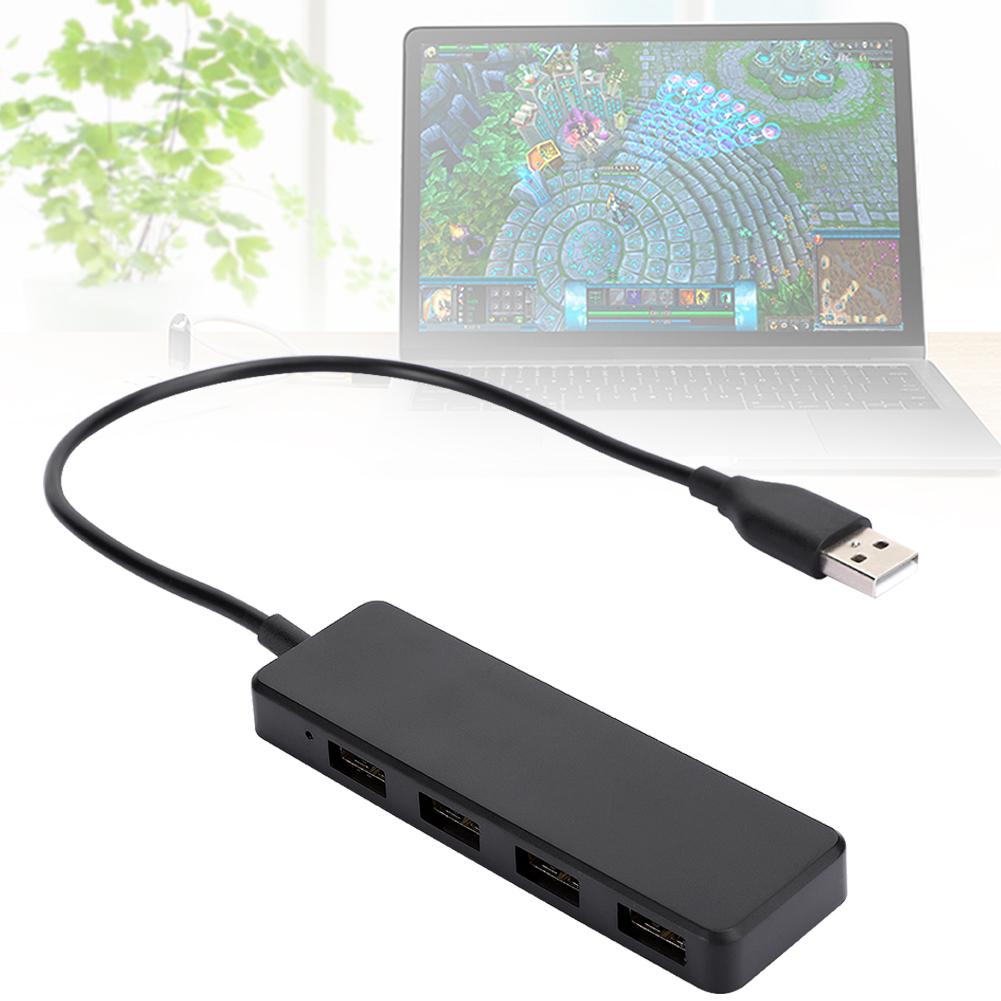Hub HighSpeed USB3.0 Splitter Laptop 4Port UltraThin Expansion Portable Blue Light