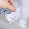 4-piece Adjustable Divider Set – A Space-saving Storage Rack Designed Specifically for The Side Door of Kitchen Fridges