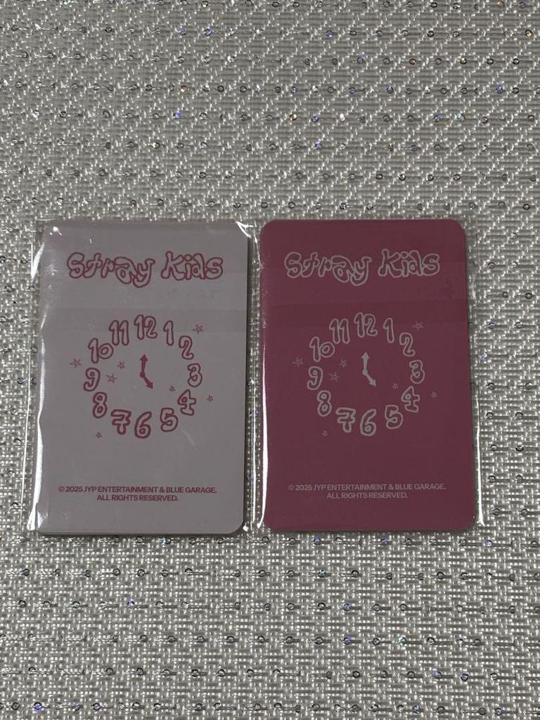 [USED] stray kids box tape trading cards comp8 5clock online