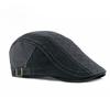Vintage Cotton Patchwork Beret Hat for Men Women Diamond Lattice Flat Cap Korean Style Newsboy Cap Individual Sun Protection Duckbill Hat