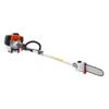 Gas Pole Saw, 33CC 2 Stroke Gas Powered Pole Saws with 20.3 Cm Cutting Bar, Cordless Tree Trimmer with 850ml Fuel Tank, 2.08 To 3.58 M Extendable,