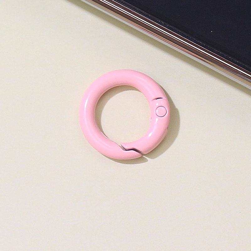25mm Colored Spring Coil Metal Lobster Clasp for DIY Jewelry, Phone Cases, Hardware, Hanging Buckle, Keychains