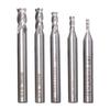 4-flute Structure Carbide End Milling Cutter HSS Slot Drill Bit Set