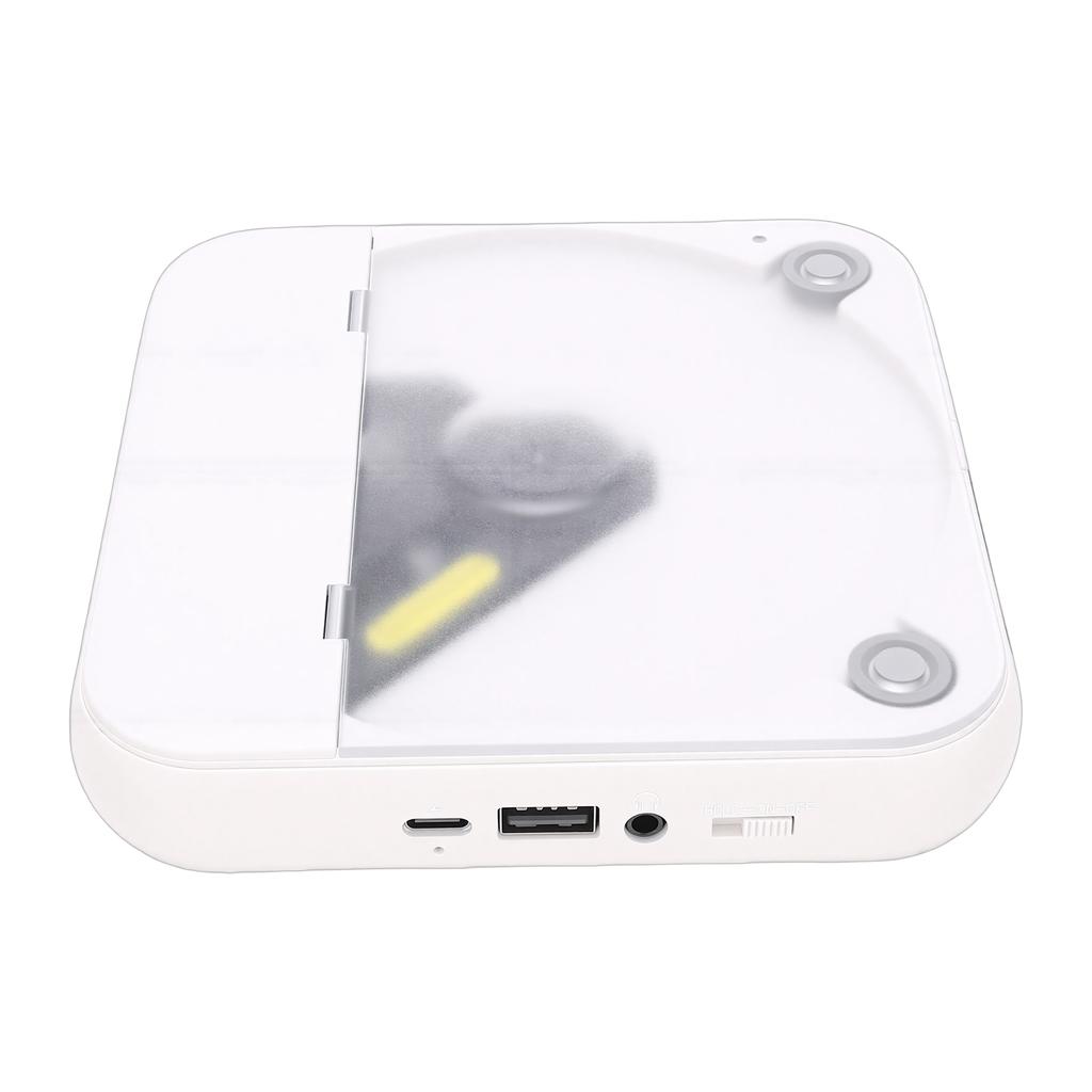 Portable CD Player Bluetooth 5.3 MP3 Dual Stereo Speaker Desktop CD Music Player with Headphone for Home Car