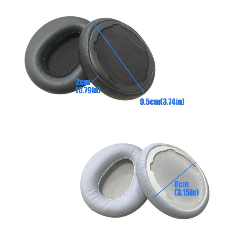 Ear Cushions Feature Protein Leather Soft Earpads Noise Isolation Ergonomic for MDR-10R 10RNC 10RBT Headphone