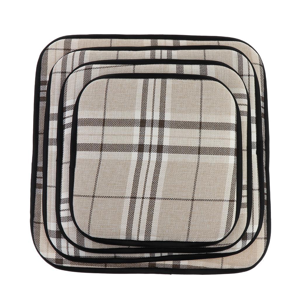 Pads with Ties, Washable Comfortable Polyester Seat Cushions for Living Room, Office, Car