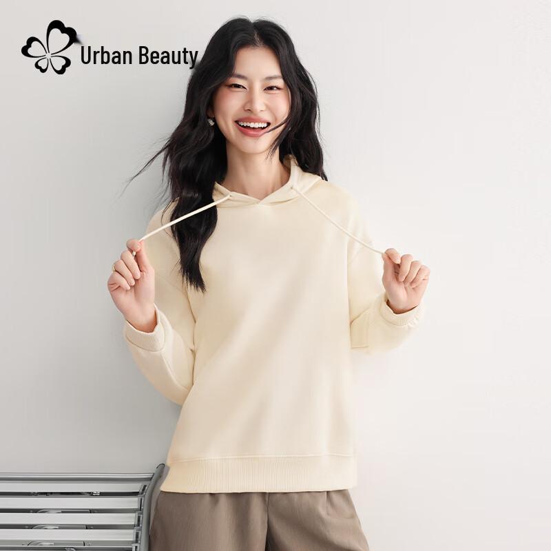 Women's American Style Loose Hooded Sweatshirt