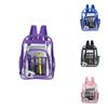 Streetwear Pvc Transparent Backpack With Large Capacity For Men Women Daily Use