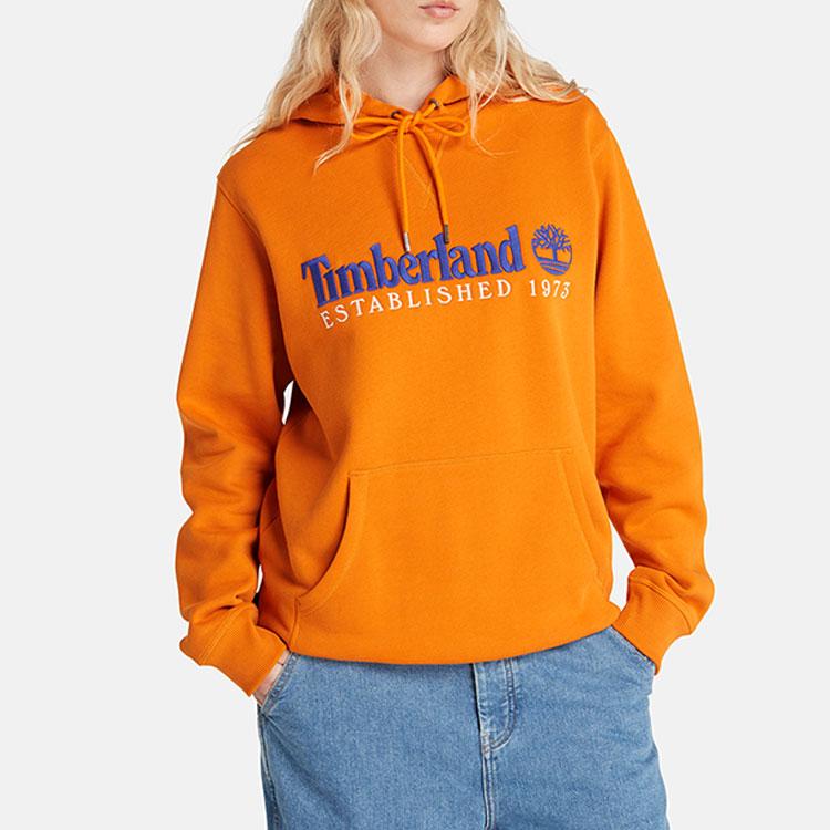 Timberland Sweatshirts Unisex Orange Yellow Hooded Moderate Other A2E2C-ED1