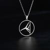Artistic Gymnastics Pole Dance Women's Necklace Stainless Steel Round Gymnastics Athletes Elegant Sports Festival Jewelry Gift