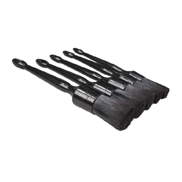 Automotive Cleaning Kit 5 Brushes with Snake Head Handle Wheel Cleaner Brush for Complex Surfaces
