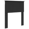 Headboard In Black Oak Look Made of Wood Based Material