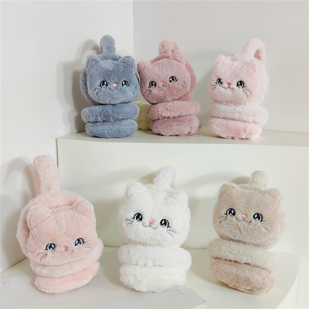 Plush EarMuffs for Girls and Kids Ear Warmer Furry Headband for Winter Christmas New Year Birthday Gifts