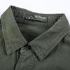 Men's Long Sleeve Cotton Shirt: 2024 Spring & Autumn Casual Loose Outdoor Workwear Jacket