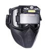 Auto Darkening Auto Darkening Welding Helmet Split Type Equipped with Headlights Welder Protector Helmet Adjustable Band