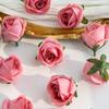 Artificial Flowers Silk Roses Head Home Wedding Dress Decor Festival Party DIY Display Boxes Craft Headdress Hotsale Accessories