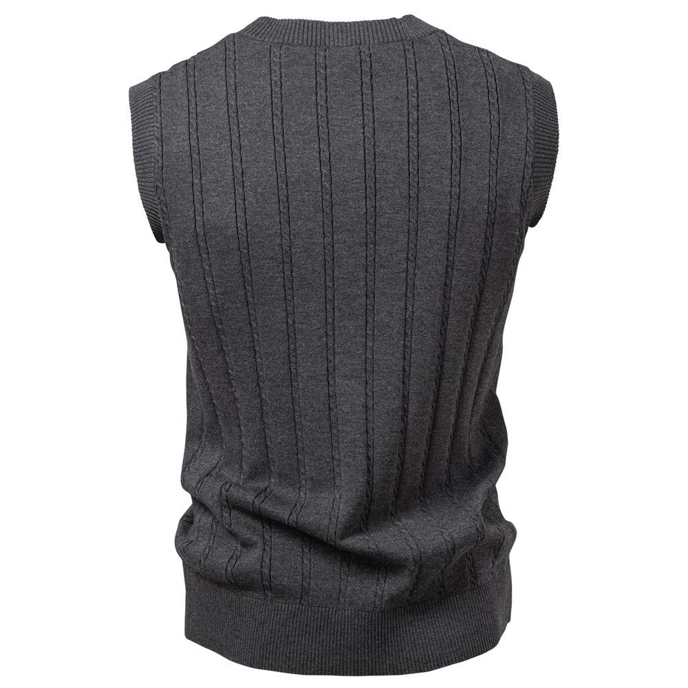Polo Ralph Lauren Embroidery Autumn/Winter 2025 European Size V-neck Fried Dough Twists Sweater Vest for Men's Business Sweater Waistcoat