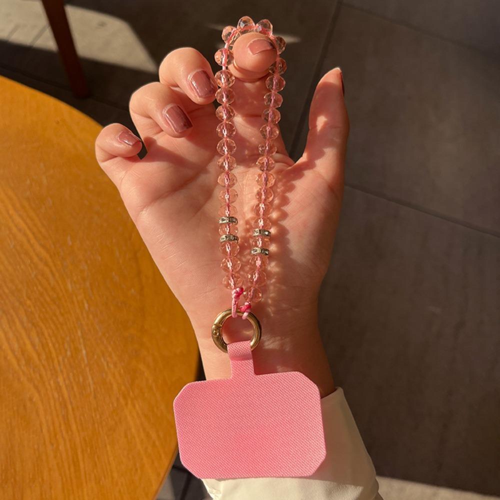 Lanyard Crystal Phone Straps Anti-lost Cellphone Strap Mobile Phone Chain  Card Pendant