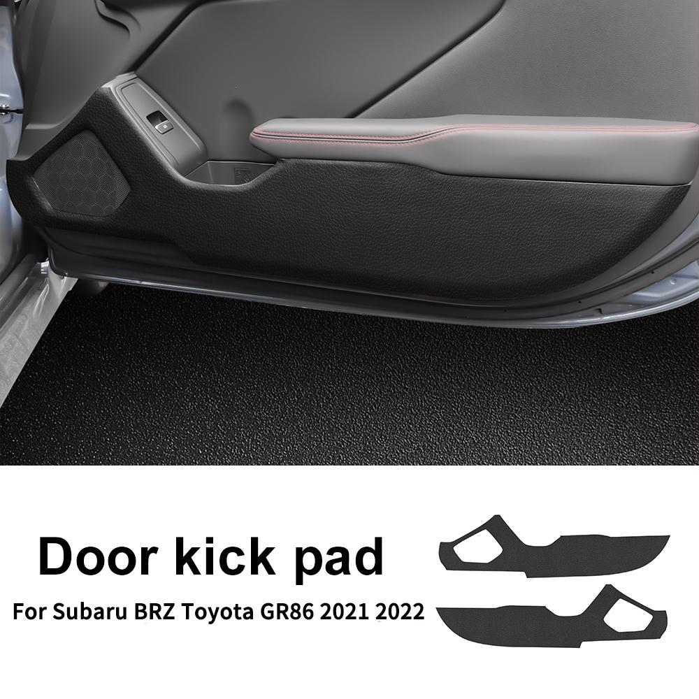 

KUNGKIC Door Anti-kick Pad For Toyota GR86 Subaru BRZ 2025 2025 2025 2025 Sticker Leather Carbon Mat Interior Trim Accessories