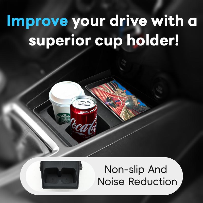 Car Cup Holder Tray For Suzuki Swift Sports ZC33S 2017 2018 2019 2020 2021 2022 2023 2024 Center Console Storage Organizer