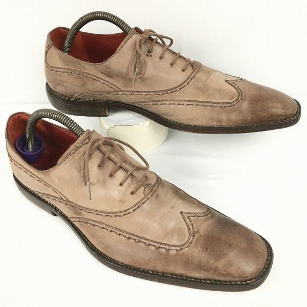 

VISARUNO Wingtip Business Shoes Brown Size 43 27.528.0(USED)