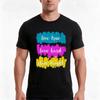 Live True Love Hard Shine Bright Tshirt Summer Casual Cotton Tee Oversized Streetwear Tops Vintage Graphic Print