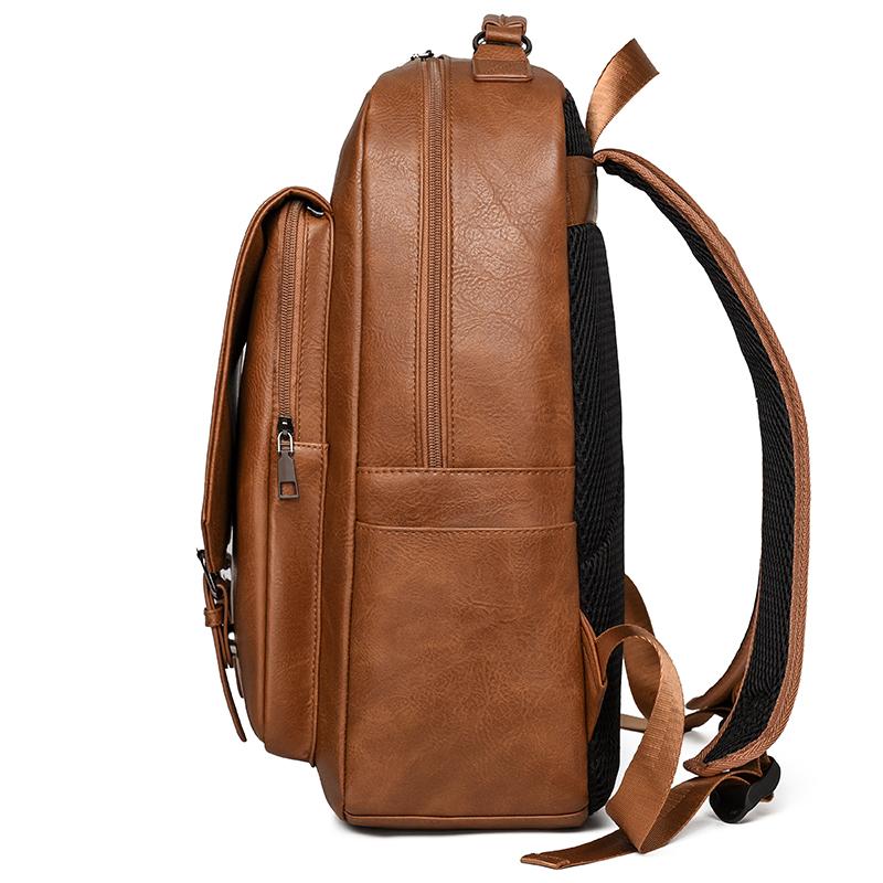 Fashion Men's Bag Trend Brand Retro Casual Backpack High Quality Waterproof Travel Bag Large Capacity Business Computer Bag