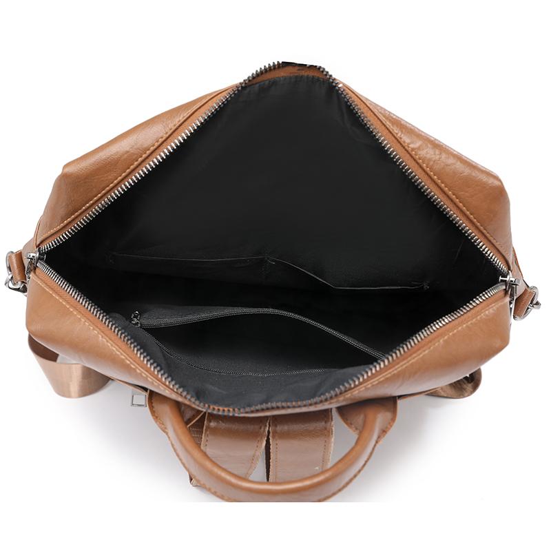 Vintage PU Backpack Women's Multi-functional Shoulder Bag