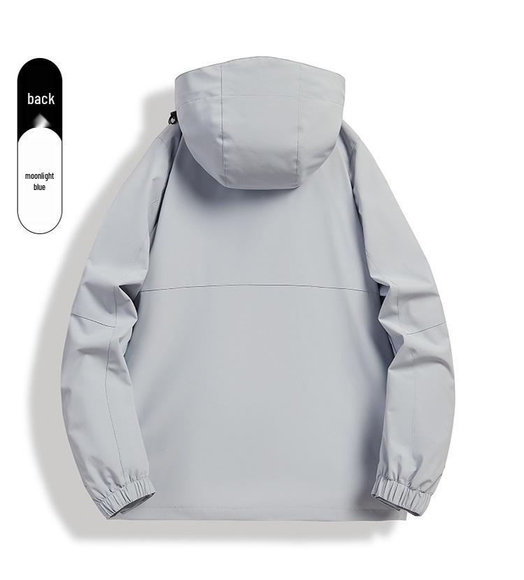 Autumn/Winter 2024 High-End Windproof Jacket with Three-Proof Fabric & 90% White Duck Down Liner for Couples