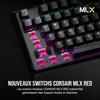 Corsair K70 Core RGB Clavier Mécanique De Jeu Avec Repose-Paume - Touches Linéaires Pré-lubrifiées MLX Red - Amortissement Du Son