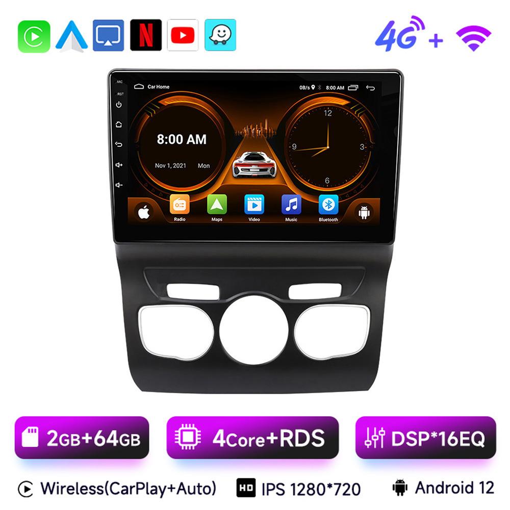 JIUYIN Android 13 Car Radio For Citroen C4 2 B7 2013 - 2016 Wireless CarPlay Android Auto Multimidia Video Car Systems