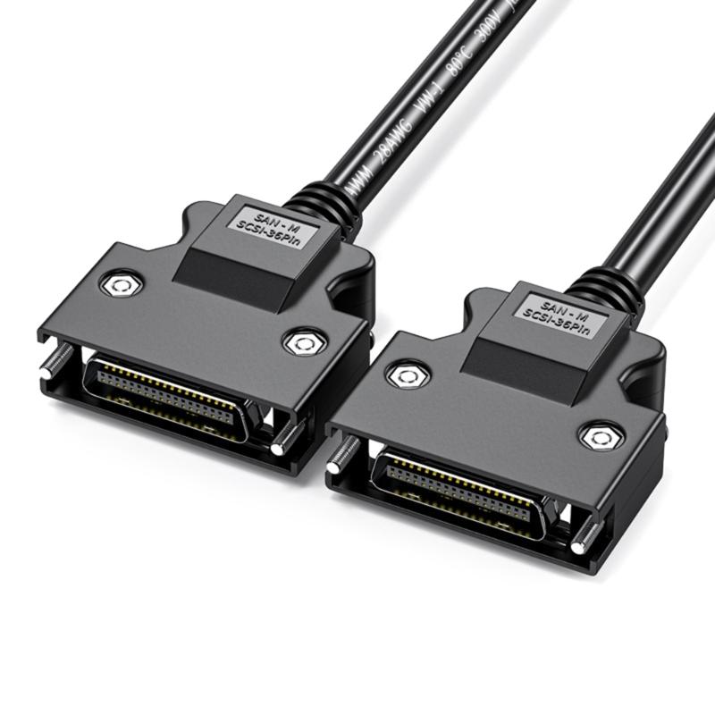 PVC SCSI CN36P Interfaces Data Cable Double Shielding 28AWG SCSI Servo Data Line for Scanner