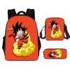 Dragon Ball Seven Dragon Ball Backpack Primary And Secondary School Students Three-Piece Set Schoolbag Children'S Satchel Pencil Case