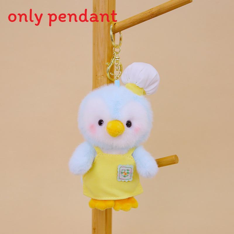 

Cute Penguin Chef Plush Keychain With Pp Cotton Filling For Bag Decor And Stress Relief жовтий
