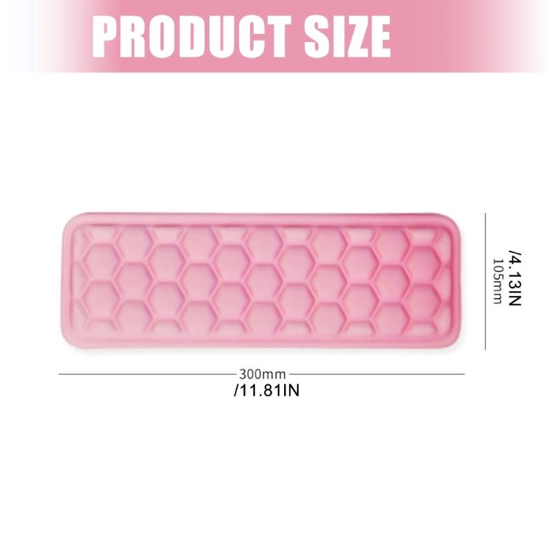 Soft Fabric Mouse Wrist Support Pad With AntiSlip Base For Office Desk Edges And Computer Use