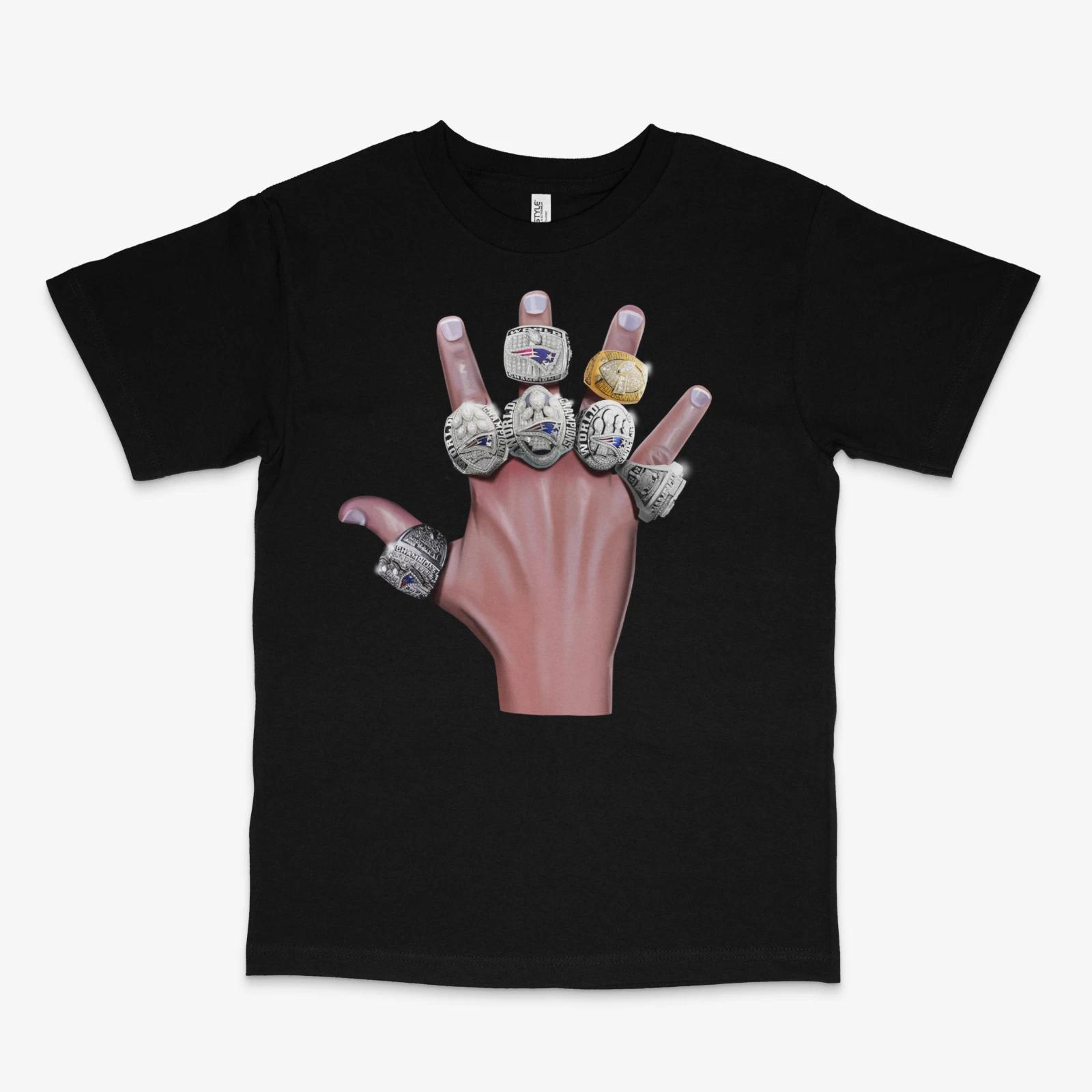 Brady 7 Rings Black Tee XS