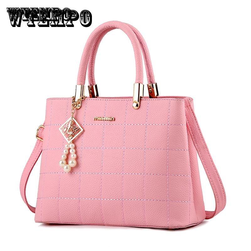 

Сумочка Женщины Кожа Элегантный Сплошной Цвет Груша Кисточка Кулон Мессенджер Сумка для женщин