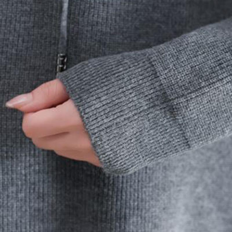 Top for Women Autumn Winter Large Size Loose Long Sleeve Knit Hoodie Sweater Pullover Sweaters Top